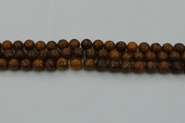 CEJ303 15.5 inches 10mm round elephant skin jasper beads wholesale