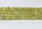 CEJ353 15.5 inches 10mm round lemon jade beads wholesale