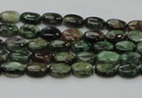 CEM10 15.5 inches 6*8mm oval emerald gemstone beads wholesale