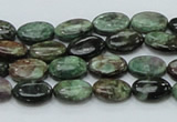 CEM11 15.5 inches 8*12mm oval emerald gemstone beads wholesale