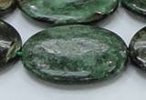 CEM15 15.5 inches 30*40mm oval emerald gemstone beads wholesale