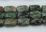 CEM18 15.5 inches 10*14mm rectangle emerald gemstone beads wholesale