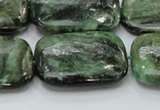 CEM21 15.5 inches 22*30mm rectangle emerald gemstone beads wholesale