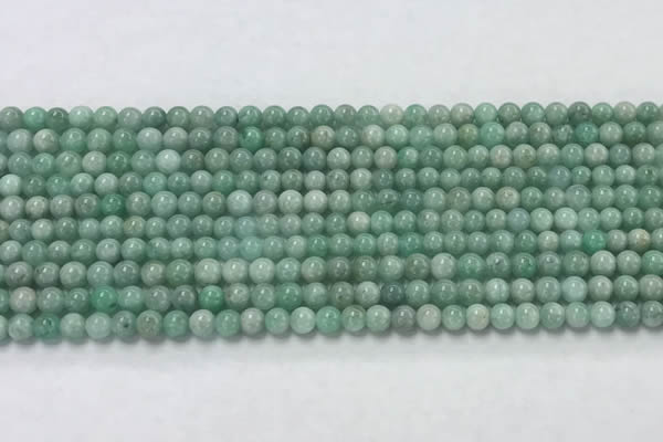 CEM55 15.5 inches 4mm round emerald gemstone beads wholesale