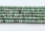 CEM71 15.5 inches 4.5*8mm rondelle emerald gemstone beads