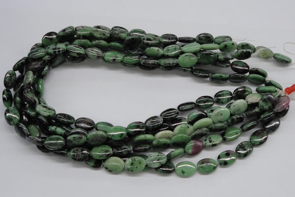 CEP11 15.5 inches 10*14mm oval epidote gemstone beads wholesale