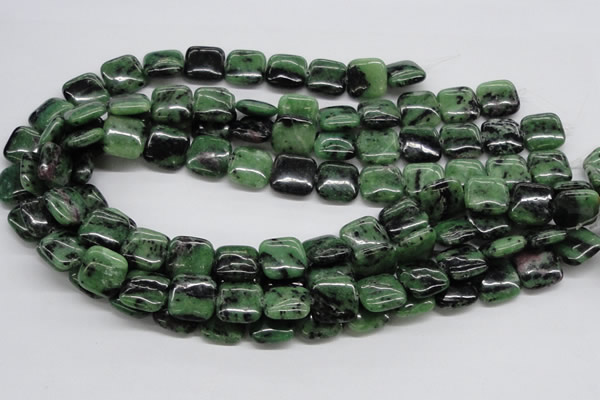 CEP15 15.5 inches 15*15mm square epidote gemstone beads wholesale