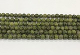 CEP202 15.5 inches 8mm round epidote gemstone beads wholesale