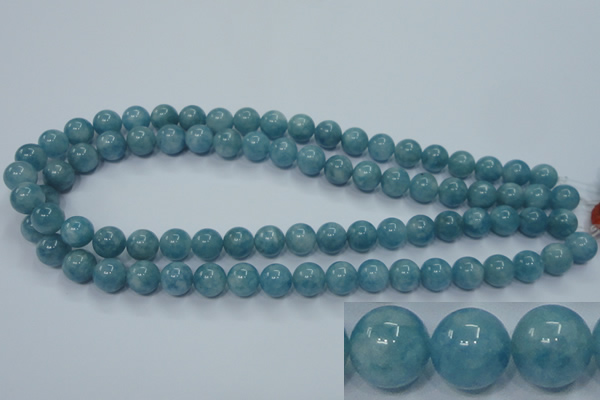 CEQ04 15.5 inches 10mm round blue sponge quartz beads wholesale