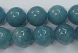 CEQ06 15.5 inches 14mm round blue sponge quartz beads wholesale