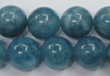 CEQ07 15.5 inches 16mm round blue sponge quartz beads wholesale