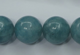 CEQ08 15.5 inches 18mm round blue sponge quartz beads wholesale