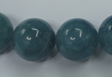 CEQ09 15.5 inches 20mm round blue sponge quartz beads wholesale