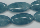 CEQ137 15.5 inches 15*30mm marquise blue sponge quartz beads