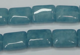 CEQ172 15.5 inches 12*16mm rectangle blue sponge quartz beads