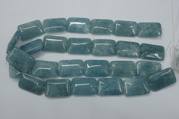 CEQ177 15.5 inches 22*30mm rectangle blue sponge quartz beads