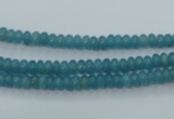 CEQ21 15.5 inches 2*4mm rondelle blue sponge quartz beads