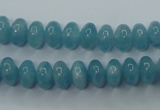 CEQ23 15.5 inches 5*8mm rondelle blue sponge quartz beads