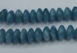 CEQ24 15.5 inches 6*10mm rondelle blue sponge quartz beads