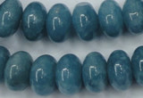 CEQ28 15.5 inches 10*16mm rondelle blue sponge quartz beads