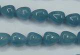 CEQ44 15.5 inches 9*11mm teardrop blue sponge quartz beads