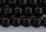 CEY04 15.5 inches 10mm round black ebony wood beads wholesale