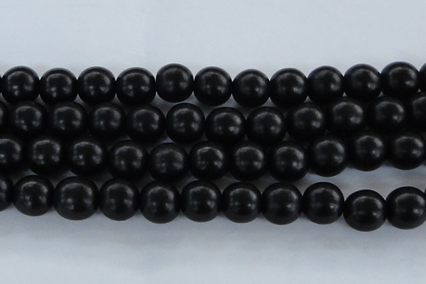 CEY09 15.5 inches 20mm round black ebony wood beads wholesale