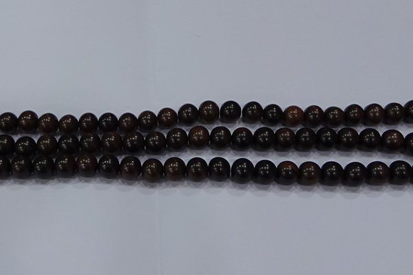 CEY52 15.5 inches 8mm round ebony wood beads wholesale