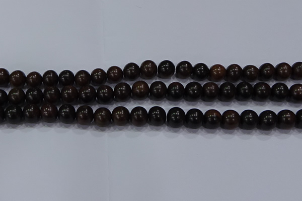 CEY53 15.5 inches 10mm round ebony wood beads wholesale