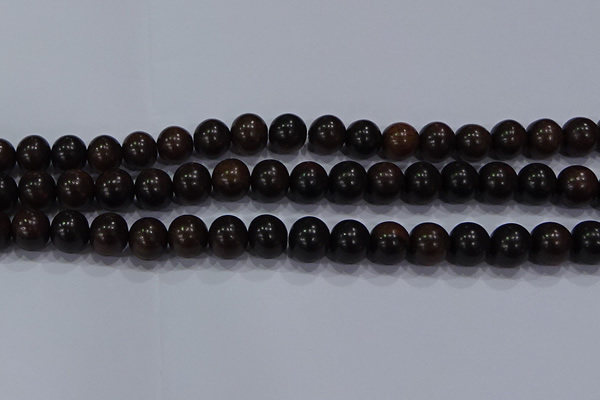 CEY54 15.5 inches 12mm round ebony wood beads wholesale