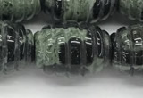 CFG1510 15.5 inches 15*20mm carved rice kambaba jasper beads