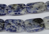 CFG320 15.5 inches 15*20mm carved rectangle sodalite beads