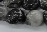 CFG346 15.5 inches 18*22mm carved skull eagle eye jasper beads