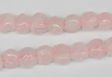 CFG58 15.5 inches 8*10mm carved pig-shaped rose quartz beads