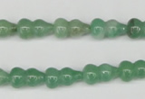 CFG65 15.5 inches 8*13mm carved calabash green aventurine beads