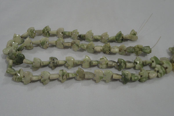 CFG781 15.5 inches 10*15mm carved animal lucky jade beads