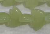 CFG801 12.5 inches 14*18mm carved animal New jade beads