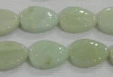 CFG815 12.5 inches 15*20mm carved leaf amazonite beads wholesale