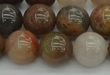 CFJ204 15.5 inches 12mm round fancy jasper beads wholesale