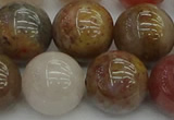 CFJ205 15.5 inches 14mm round fancy jasper beads wholesale