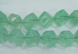 CFL100 15.5 inches 8*8mm cube natural green fluorite gemstone beads