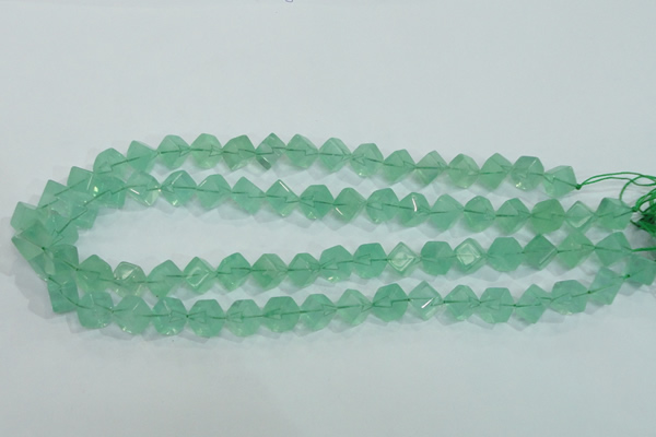 CFL100 15.5 inches 8*8mm cube natural green fluorite gemstone beads