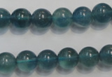 CFL1003 15.5 inches 10mm round blue fluorite beads wholesale