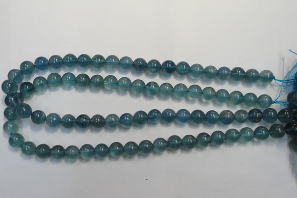 CFL1003 15.5 inches 10mm round blue fluorite beads wholesale