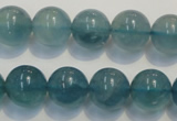 CFL1004 15.5 inches 12mm round blue fluorite beads wholesale