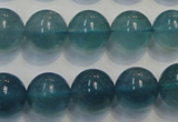 CFL1005 15.5 inches 14mm round blue fluorite beads wholesale