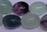 CFL1075 15 inches 18*22mm nuggets natural fluorite gemstone beads