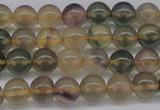 CFL1102 15.5 inches 8mm round yellow fluorite gemstone beads