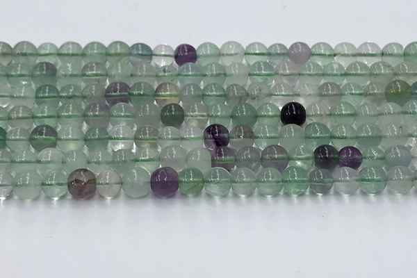 CFL1135 15.5 inches 6mm round fluorite beads wholesale