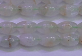 CFL1200 15.5 inches 6*10mm rice green fluorite gemstone beads